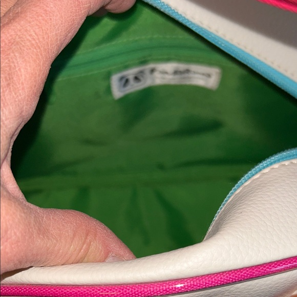 Panda Rama Chic White and Blue Crossbody Bag - Picture 11 of 15